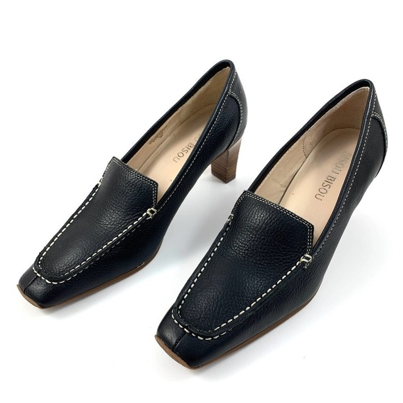 Vintage Shoes - Vintage 90's BISOU BISOU fine leather shoes